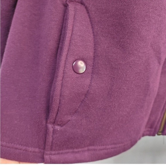Columbia Women's‎ Purple Fleece Lined ZIP Up Mock Neck Jacket Sz S - Picture 5 of 8